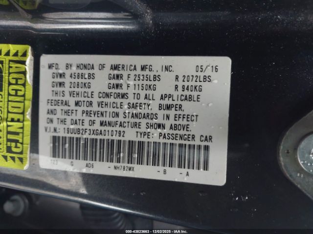 2016 ACURA TLX 19UUB2F3XGA010792 Photo 8