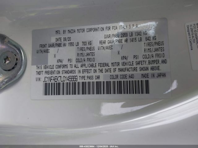 2020 FIAT 124 SPIDER JC1NFAEK7L0145669 Photo 8