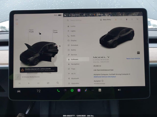 2025 TESLA MODEL Y 7SAYGDEE9SA347390 Photo 6