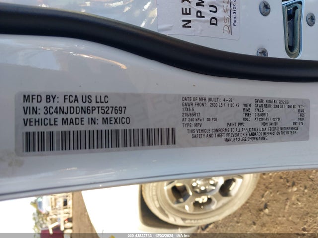 2023 JEEP COMPASS 3C4NJDDN6PT527697 Photo 8