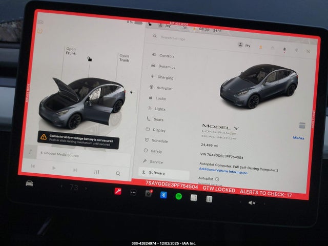 2023 TESLA MODEL Y 7SAYGDEE3PF754504 Photo 6
