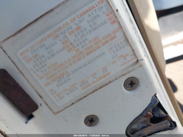 1986 FORD F350 2FTJW35H4GCB32488 Photo 8