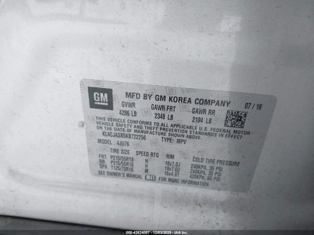 2019 BUICK ENCORE KL4CJASB5KB722256 Photo 8