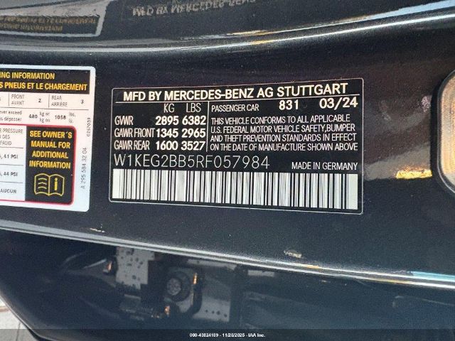 2024 MERCEDES-BENZ EQE 350+ W1KEG2BB5RF057984 Photo 8