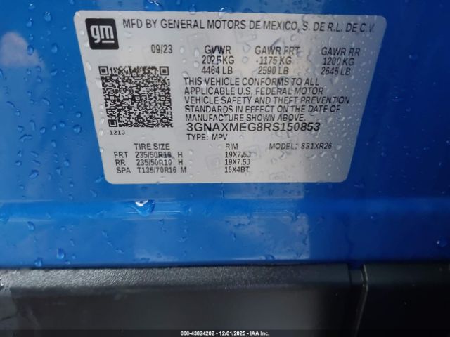 2024 CHEVROLET EQUINOX 3GNAXMEG8RS150853 Photo 8