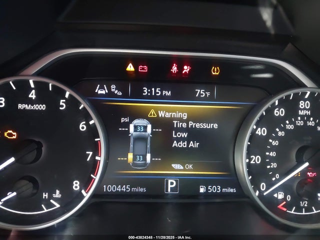 5N1AZ2AJ9LN145005 Nissan Murano S Fwd