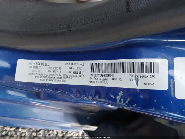 Chrysler 200 Limited 2015 1C3CCCAB4FN697145 Image 9
