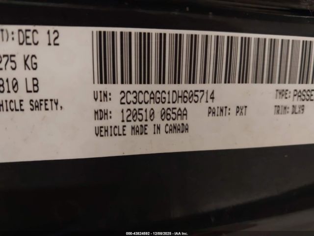 2013 CHRYSLER 300 2C3CCAGG1DH605714 Photo 8