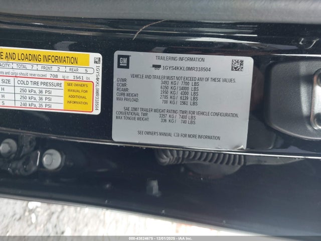 2021 CADILLAC ESCALADE ESV 1GYS4KKL0MR318504 Photo 8