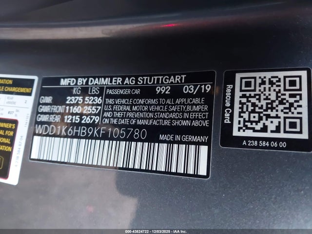 2019 MERCEDES-BENZ E 450 WDD1K6HB9KF105780 Photo 8