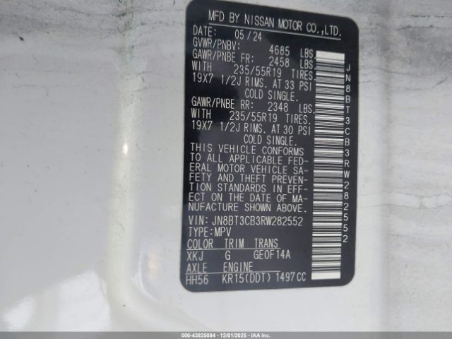 2024 NISSAN ROGUE JN8BT3CB3RW282552 Photo 8