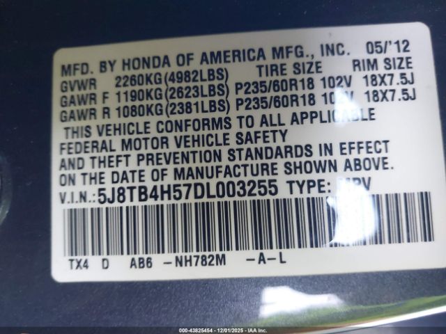 2013 ACURA RDX 5J8TB4H57DL003255 Photo 8