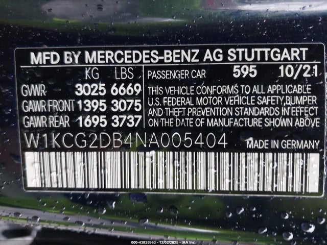 2022 MERCEDES-BENZ EQS 450+ W1KCG2DB4NA005404 Photo 8