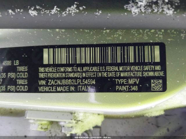 2020 JEEP RENEGADE ZACNJBBB2LPL54594 Photo 8