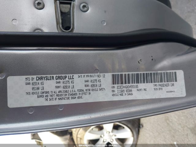 2013 DODGE CHARGER 2C3CDXHG0DH593165 Photo 8