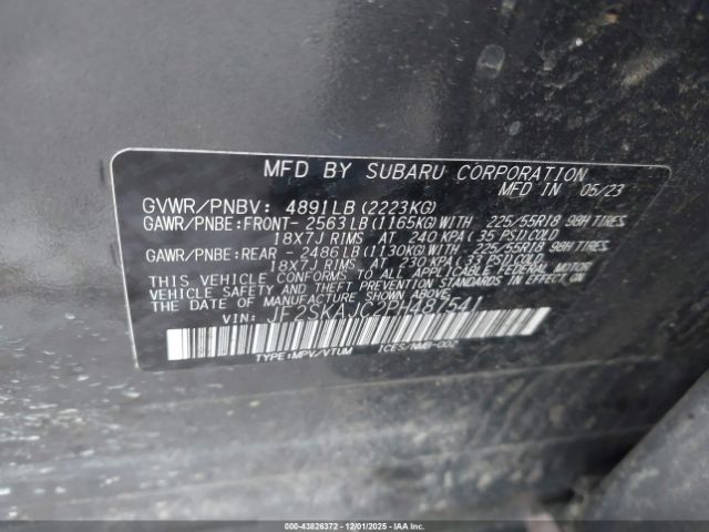 2023 SUBARU FORESTER JF2SKAJC2PH487541 Photo 8