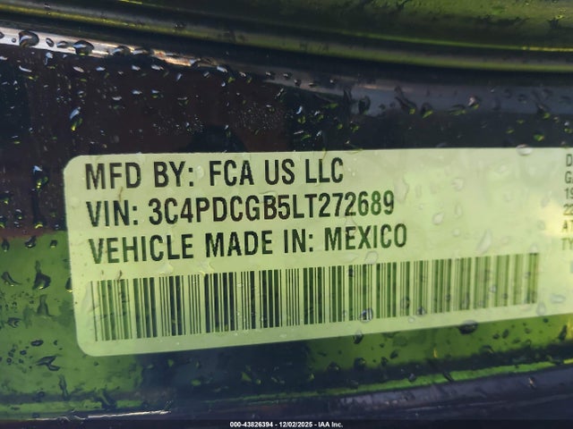 2020 DODGE JOURNEY 3C4PDCGB5LT272689 Photo 8