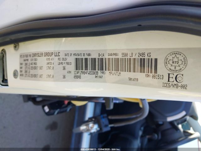 2015 JEEP CHEROKEE 1C4PJMAB4FW533039 Photo 8