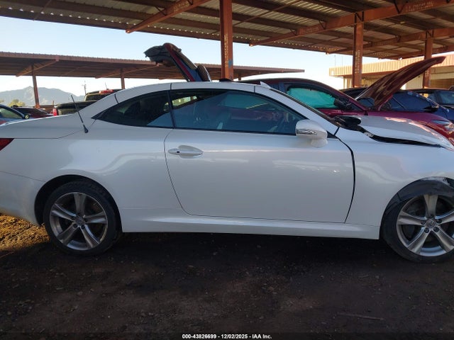 43826699 :رقم المزاد ، JTHFE2C24C2508161 vin ، 2012 Lexus Is 350c مزاد بيع