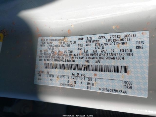 2022 FORD BRONCO 1FMDE5BH5NLB88468 Photo 8