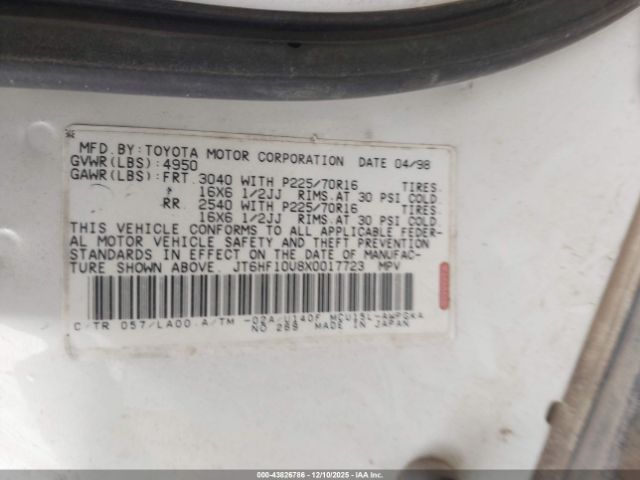 1999 LEXUS RX 300 JT6HF10U8X0017723 Photo 8