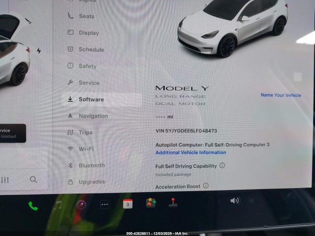 2020 TESLA MODEL Y 5YJYGDEE6LF048473 Photo 6