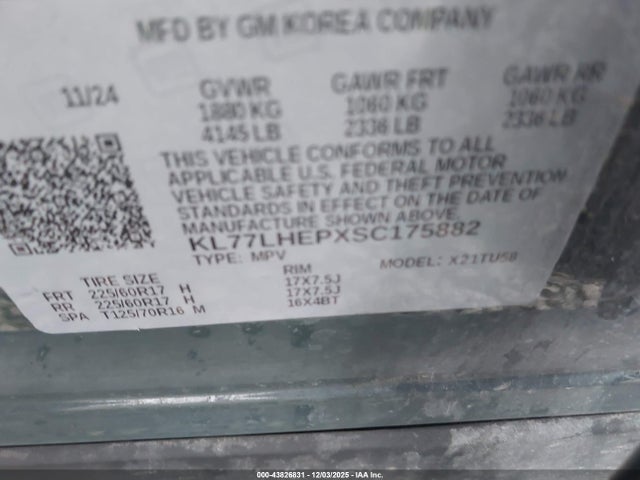Chevrolet Trax 2025 KL77LHEPXSC175882 Image 23