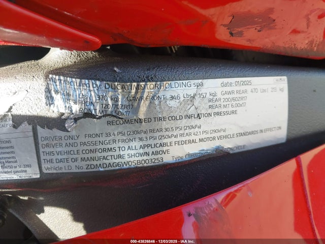 Ducati Panigale V4/v4s 2025 ZDMDAG6W0SB003253 Image 10