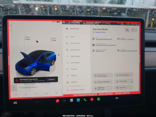 2023 TESLA MODEL Y 7SAYGDEE5PF643078 Photo 6