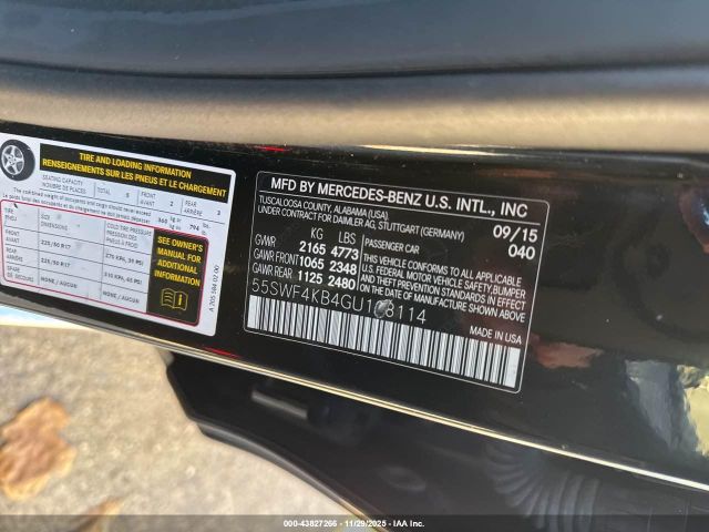 2016 MERCEDES-BENZ C 300 55SWF4KB4GU108114 Photo 8