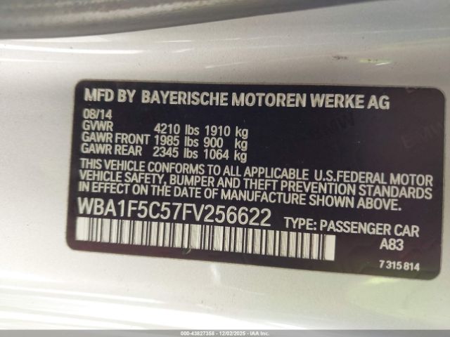 2015 BMW 228I WBA1F5C57FV256622 Photo 8