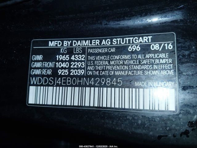 2017 MERCEDES-BENZ CLA 250 WDDSJ4EB0HN429845 Photo 8