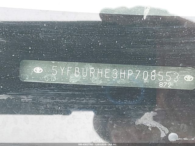 2017 TOYOTA COROLLA 5YFBURHE3HP708553 Photo 8