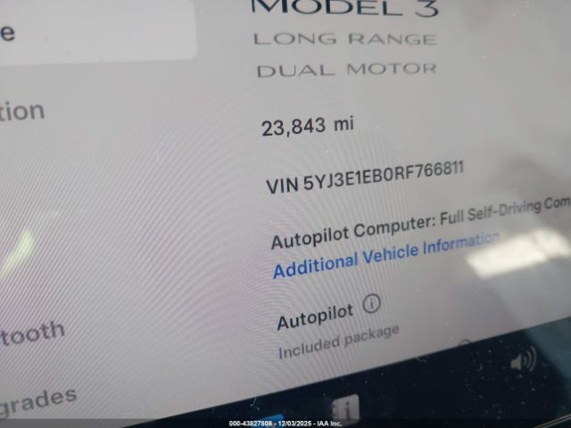 2024 TESLA MODEL 3 5YJ3E1EB0RF766811 Photo 6
