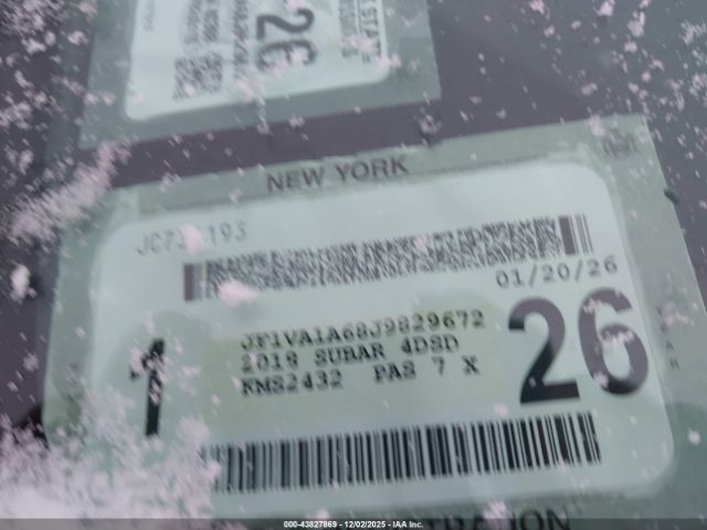 2018 SUBARU WRX JF1VA1A68J9829672 Photo 8