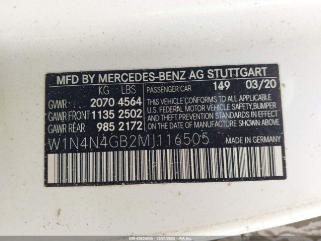 2021 MERCEDES-BENZ GLA 250 W1N4N4GB2MJ116505 Photo 8