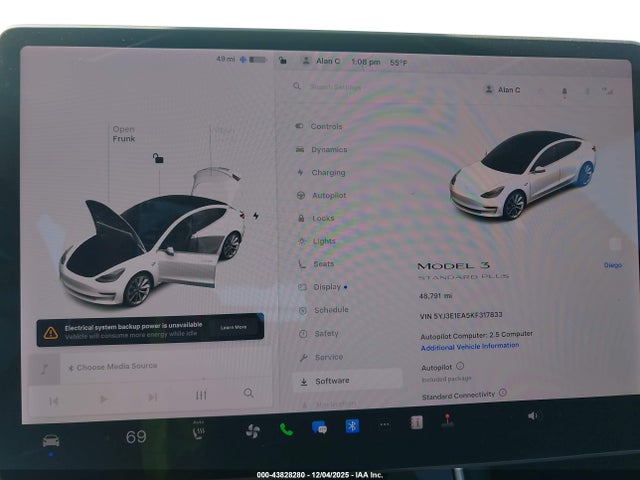 2019 TESLA MODEL 3 5YJ3E1EA5KF317833 Photo 6