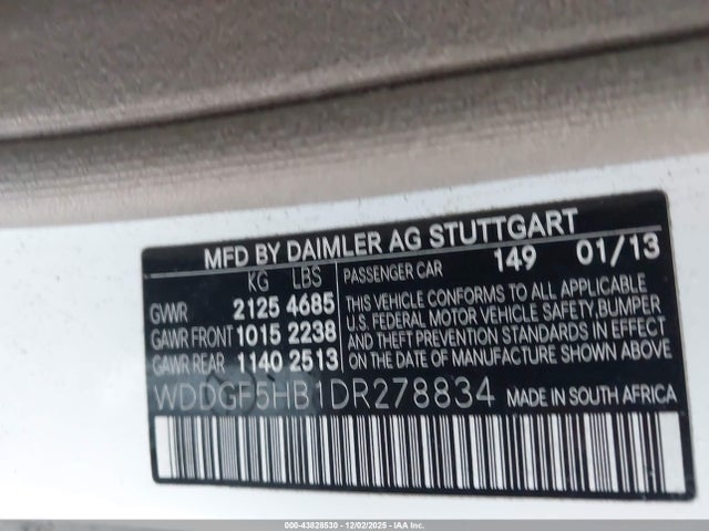 2013 MERCEDES-BENZ C 350 WDDGF5HB1DR278834 Photo 8