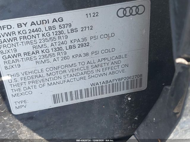 2023 AUDI Q5 WA1ABAFY8P2062708 Photo 8