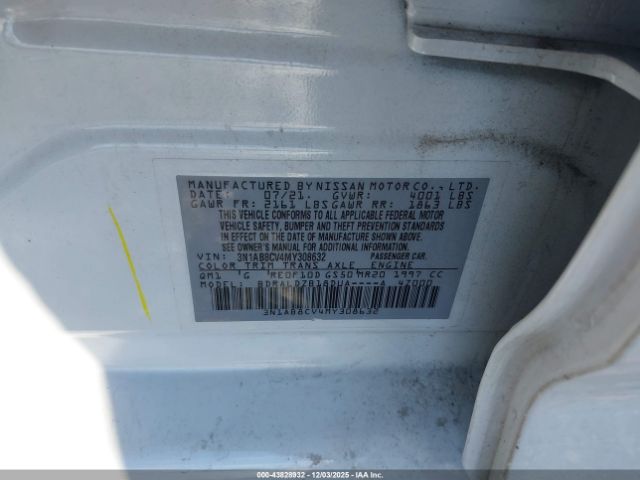2021 NISSAN SENTRA 3N1AB8CV4MY308632 Photo 8