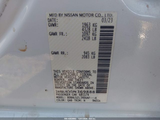 2023 NISSAN ALTIMA 1N4BL4CV5PN369888 Photo 8