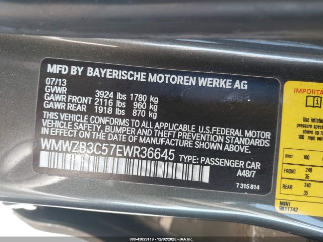 2014 MINI COUNTRYMAN WMWZB3C57EWR36645 Photo 8