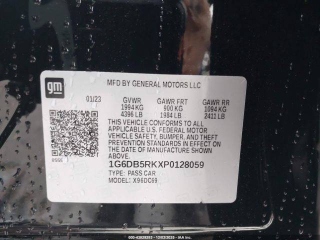 2023 CADILLAC CT4 1G6DB5RKXP0128059 Photo 8