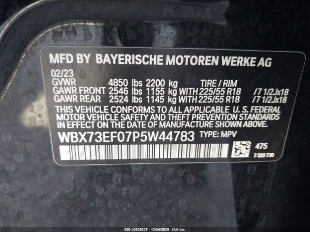 2023 BMW X1 WBX73EF07P5W44783 Photo 8