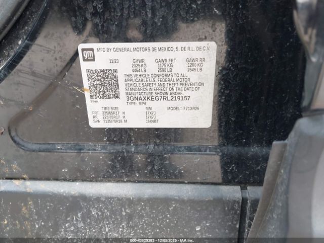 2024 CHEVROLET EQUINOX 3GNAXKEG7RL219157 Photo 8