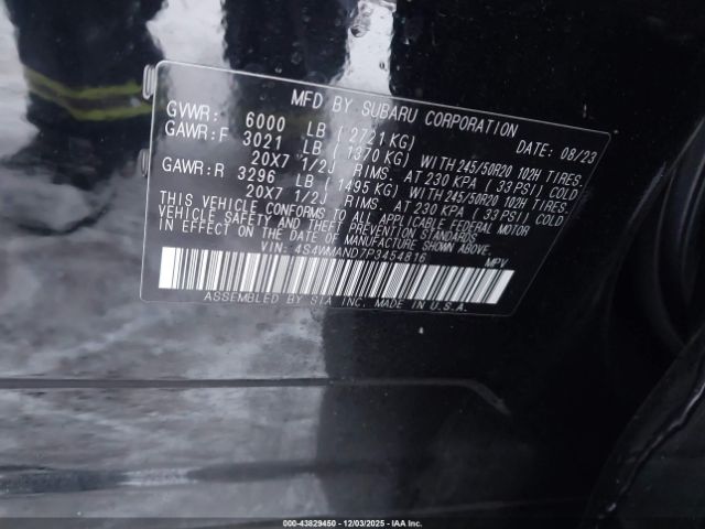 2023 SUBARU ASCENT 4S4WMAND7P3454816 Photo 8