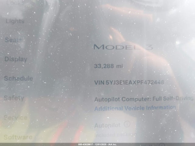 2023 TESLA MODEL 3 5YJ3E1EAXPF472448 Photo 6