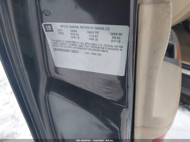 2009 BUICK LACROSSE 2G4WD582991182621 Photo 8