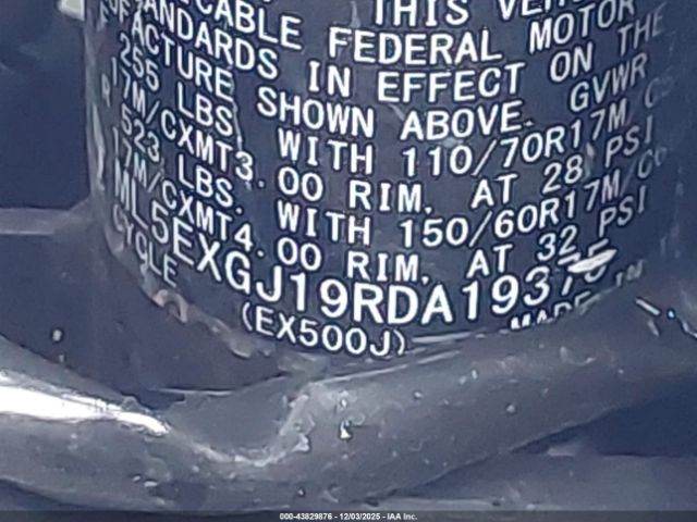 2024 KAWASAKI EX500 ML5EXGJ19RDA19375 Photo 9