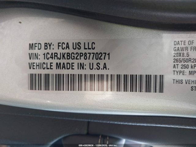 2023 JEEP GRAND CHEROKEE L 1C4RJKBG2P8770271 Photo 8